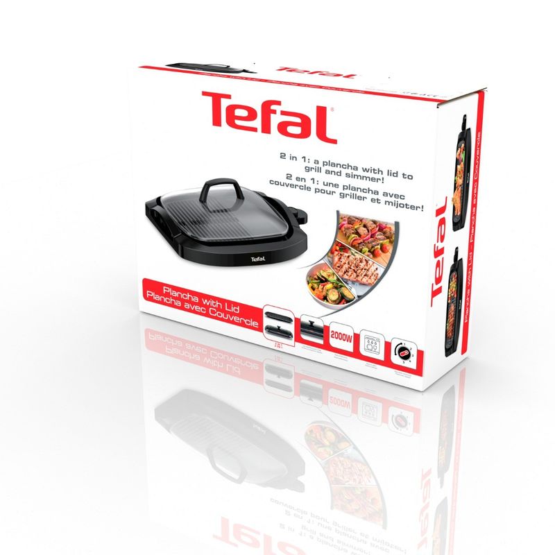 Electronice si Electrocasnice - Electrocasnice bucatarie - Aparate de gatit & desert - Gratare electrice - Gratar electric Health Multi Grill CB6A0830, 2000 W, termostat 5 nivele, suprafata antiaderenta, capac sticla, negru - Infinity.ro