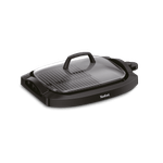 Electronice si Electrocasnice - Electrocasnice bucatarie - Aparate de gatit & desert - Gratare electrice - Gratar electric Health Multi Grill CB6A0830, 2000 W, termostat 5 nivele, suprafata antiaderenta, capac sticla, negru - Infinity.ro