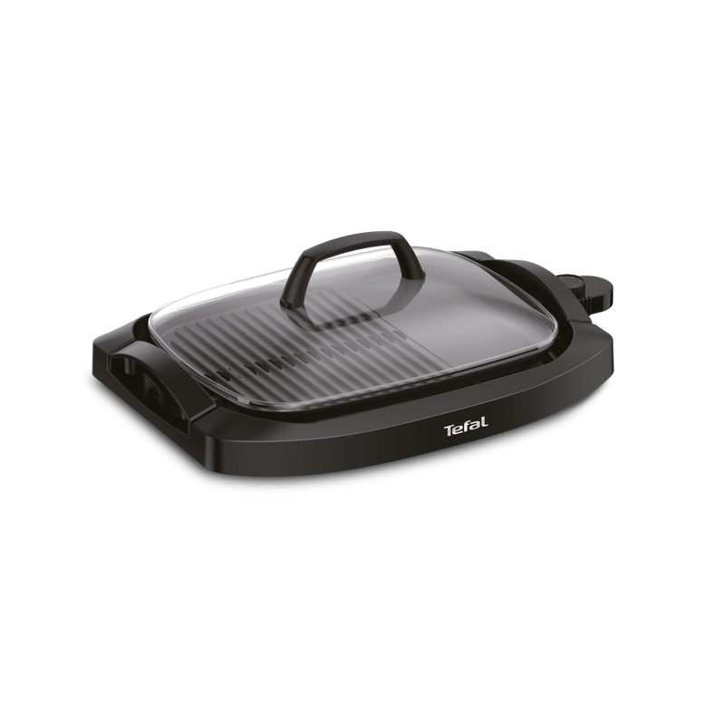 Electronice si Electrocasnice - Electrocasnice bucatarie - Aparate de gatit & desert - Gratare electrice - Gratar electric Health Multi Grill CB6A0830, 2000 W, termostat 5 nivele, suprafata antiaderenta, capac sticla, negru - Infinity.ro