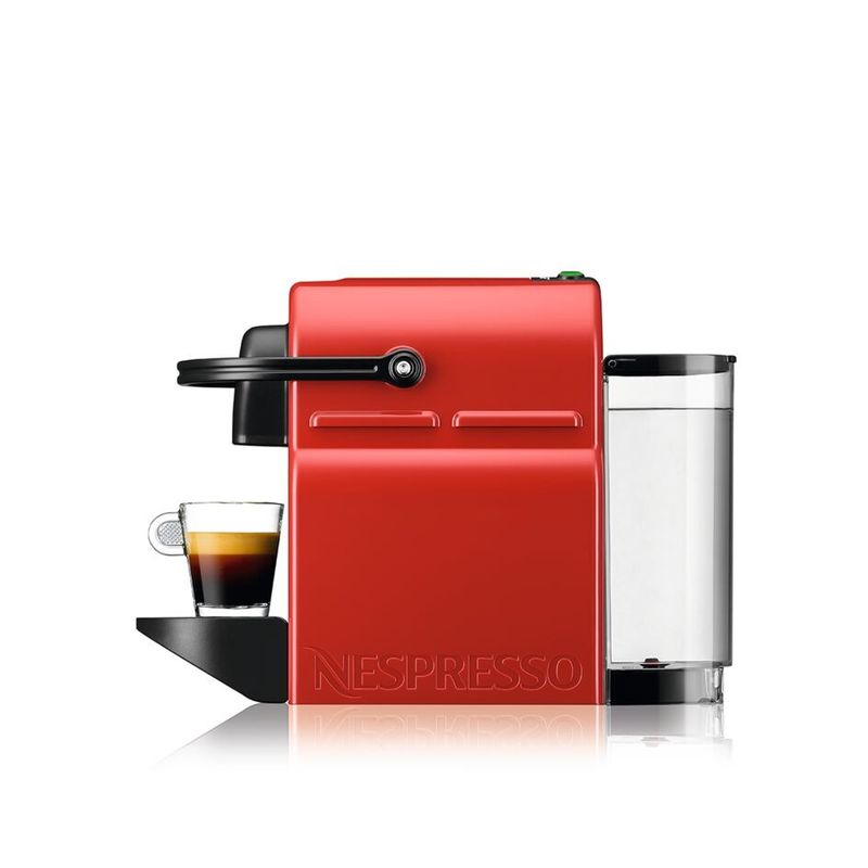 Electronice si Electrocasnice - Electrocasnice bucatarie - Preparare bauturi - Espressoare - Espressor cu capsule Nespresso by Krups Inissia Red XN100510, 1260 W, 19 bari, 0.7 l, rosu - Infinity.ro