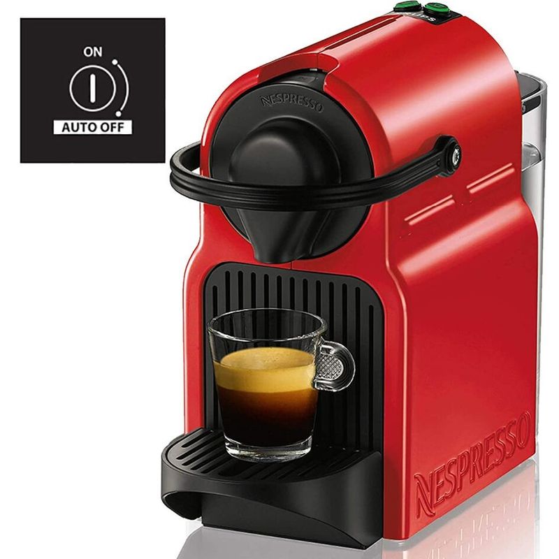 Electronice si Electrocasnice - Electrocasnice bucatarie - Preparare bauturi - Espressoare - Espressor cu capsule Nespresso by Krups Inissia Red XN100510, 1260 W, 19 bari, 0.7 l, rosu - Infinity.ro