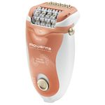 Ingrijire personala si Cosmetice - Aparate & accesorii ingrijire personala - Epilatoare si accesorii - Epilatoare - Epilator Rowenta Soft Sensation EP5720F1, 2 viteze, 24 pensete, Cap pivotant, Alb/Orange - Infinity.ro