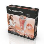 Ingrijire personala si Cosmetice - Aparate & accesorii ingrijire personala - Epilatoare si accesorii - Epilatoare - Epilator Rowenta Soft Sensation EP5720F1, 2 viteze, 24 pensete, Cap pivotant, Alb/Orange - Infinity.ro