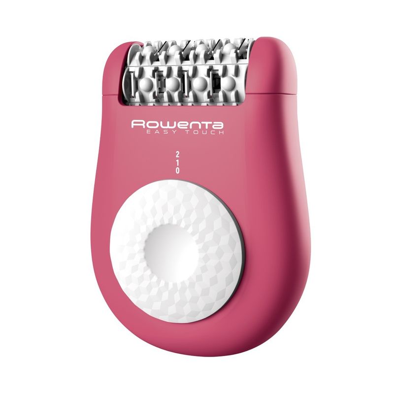 Ingrijire personala si Cosmetice - Aparate & accesorii ingrijire personala - Epilatoare si accesorii - Epilatoare - Epilator Rowenta Easy Touch EP1110F1, 24 pensete, compact, usor de utilizat, sistem de masaj cu bile, roz neon - Infinity.ro