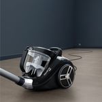 Electronice si Electrocasnice - Ingrijirea locuintei - Aspiratoare - Aspirator fara sac Compact Power XXL RO4B25EA, 900 W, recipient pentru praf 2.5 L, 3 niveluri de filtrare, negru - Infinity.ro