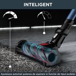 Electronice si Electrocasnice - Ingrijirea locuintei - Aspiratoare - Aspirator vertical Rowenta X-Force Flex 12.60 Aqua RH98C0WO, 320 W, 0.9 l, Autonomie 45 minute, mop Aqua, Albastru/Negru - Infinity.ro