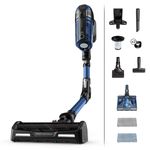 Electronice si Electrocasnice - Ingrijirea locuintei - Aspiratoare - Aspirator vertical Rowenta X-Force Flex 12.60 Aqua RH98C0WO, 320 W, 0.9 l, Autonomie 45 minute, mop Aqua, Albastru/Negru - Infinity.ro