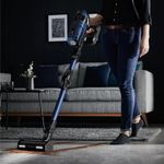 Electronice si Electrocasnice - Ingrijirea locuintei - Aspiratoare - Aspirator vertical Rowenta X-Force Flex 12.60 Aqua RH98C0WO, 320 W, 0.9 l, Autonomie 45 minute, mop Aqua, Albastru/Negru - Infinity.ro