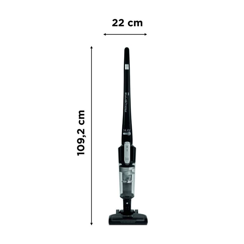 Electronice si Electrocasnice - Ingrijirea locuintei - Aspiratoare - Aspirator vertical Rowenta RH6545WH AFE Light, 30W, 14.4V, autonomie 30 min, led incorporat, negru - Infinity.ro