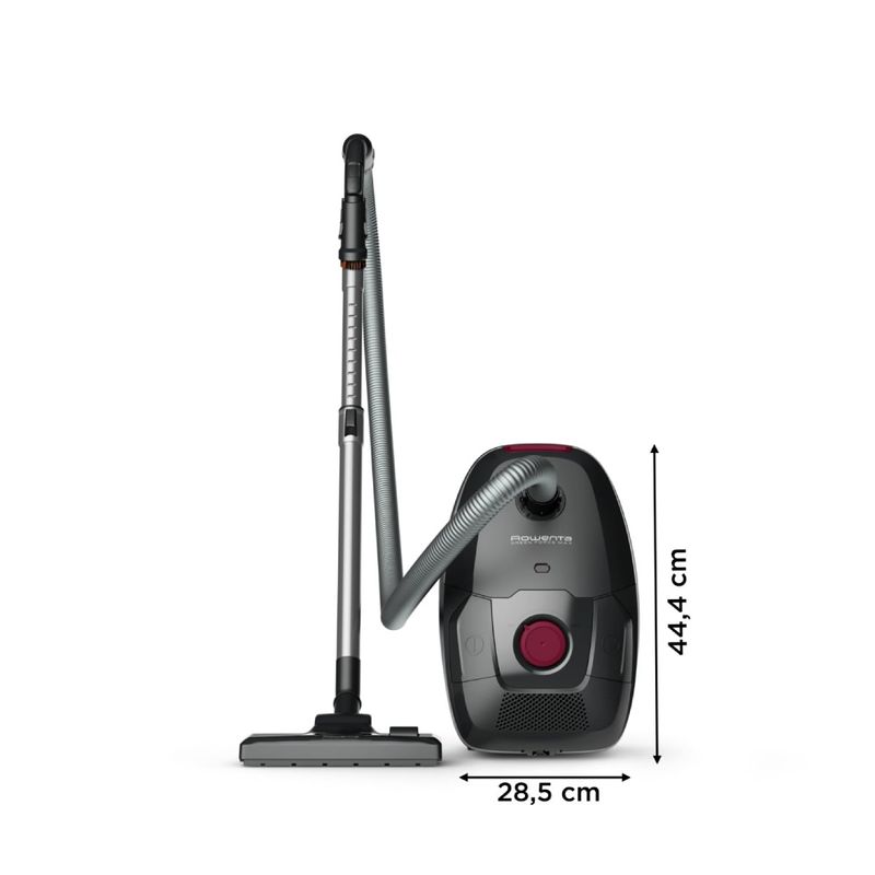 Electronice si Electrocasnice - Ingrijirea locuintei - Aspiratoare - Aspirator cu sac Rowenta RO4933EA, 900W, Clasa A, 75 dB, 4.5 L, Negru - Infinity.ro