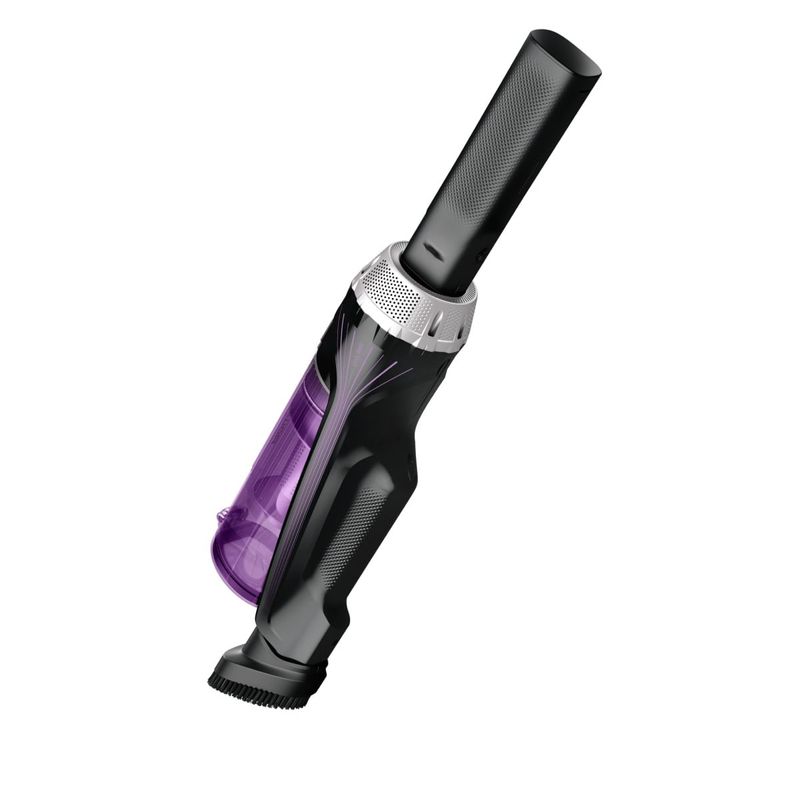 Electronice si Electrocasnice - Ingrijirea locuintei - Aspiratoare - Aspirator vertical Rowenta X-Nano RH1129WO, 0.5l, 16.8V, Autonomie maxima 40 min, Negru-Mov - Infinity.ro