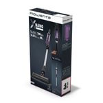 Electronice si Electrocasnice - Ingrijirea locuintei - Aspiratoare - Aspirator vertical Rowenta X-Nano RH1129WO, 0.5l, 16.8V, Autonomie maxima 40 min, Negru-Mov - Infinity.ro