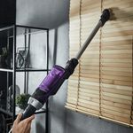 Electronice si Electrocasnice - Ingrijirea locuintei - Aspiratoare - Aspirator vertical Rowenta X-Nano RH1129WO, 0.5l, 16.8V, Autonomie maxima 40 min, Negru-Mov - Infinity.ro