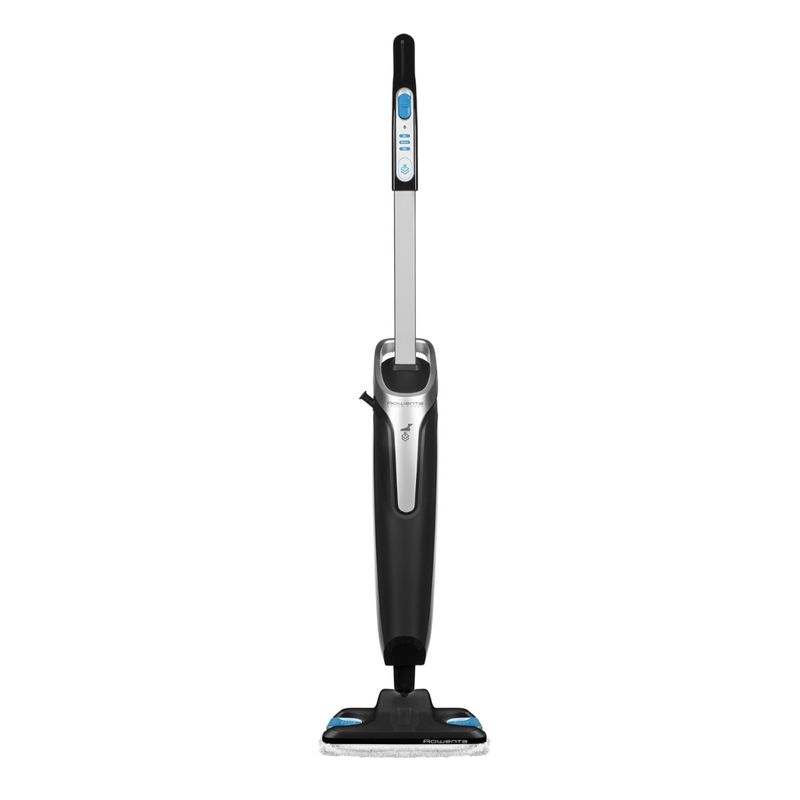 Electronice si Electrocasnice - Ingrijirea locuintei - Aspiratoare - Mop cu abur Rowenta Steam Power RY6555WH, 1200W, 0.6L, filtru anticalcar, 3 setari de reglaj al aburului, Negru/Albastru - Infinity.ro