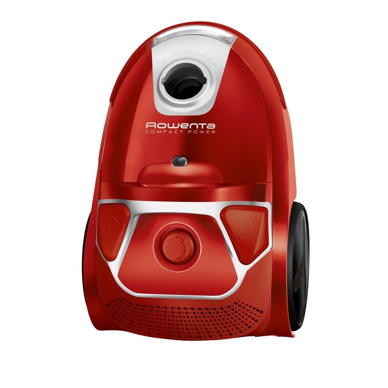Electronice si Electrocasnice - Ingrijirea locuintei - Aspiratoare - Aspirator cu sac Rowenta Compact Power parquet RO3923EA, 750W, Clasa A, Tub telescopic din metal, Sac Hygiene+, Rosu - Infinity.ro