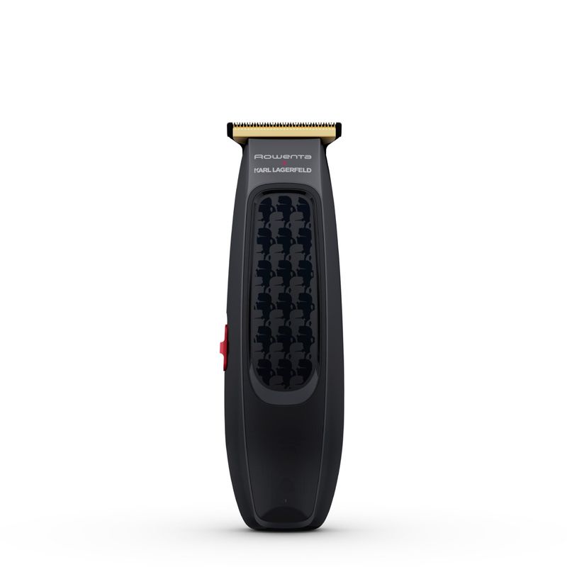 Ingrijire personala si Cosmetice - Aparate & accesorii ingrijire personala - Aparate de ras si tuns - Aparate de tuns - Aparat de tuns parul Rowenta x Karl Lagerfeld Perfect Line TN182LF0, lame inox, 6 piepteni, 5200 rpm, negru - Infinity.ro