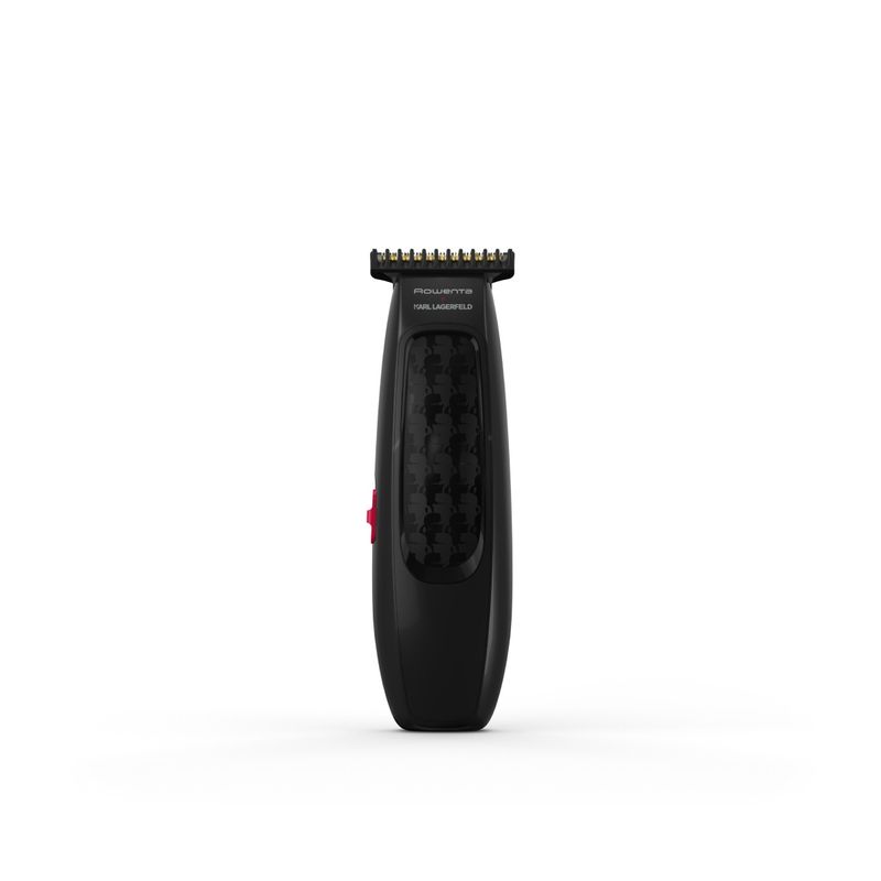 Ingrijire personala si Cosmetice - Aparate & accesorii ingrijire personala - Aparate de ras si tuns - Aparate de tuns - Aparat de tuns parul Rowenta x Karl Lagerfeld Perfect Line TN182LF0, lame inox, 6 piepteni, 5200 rpm, negru - Infinity.ro