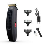 Ingrijire personala si Cosmetice - Aparate & accesorii ingrijire personala - Aparate de ras si tuns - Aparate de tuns - Aparat de tuns parul Rowenta x Karl Lagerfeld Perfect Line TN182LF0, lame inox, 6 piepteni, 5200 rpm, negru - Infinity.ro