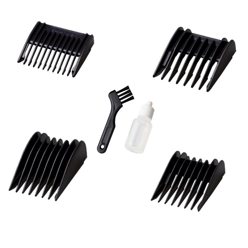 Ingrijire personala si Cosmetice - Aparate & accesorii ingrijire personala - Aparate de ras si tuns - Aparate de tuns - Aparat de tuns Rowenta Driver TN1601F1, 4 piepteni 3-6-9-12 mm, 3 micro-setari de precizie, negru & alb - Infinity.ro