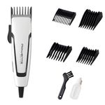 Ingrijire personala si Cosmetice - Aparate & accesorii ingrijire personala - Aparate de ras si tuns - Aparate de tuns - Aparat de tuns Rowenta Driver TN1601F1, 4 piepteni 3-6-9-12 mm, 3 micro-setari de precizie, negru & alb - Infinity.ro