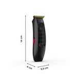 Ingrijire personala si Cosmetice - Aparate & accesorii ingrijire personala - Aparate de ras si tuns - Aparate de tuns - Aparat de tuns parul Rowenta x Karl Lagerfeld Perfect Line TN182LF0, lame inox, 6 piepteni, 5200 rpm, negru - Infinity.ro