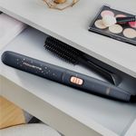Ingrijire personala si Cosmetice - Aparate & accesorii ingrijire personala - Hair styling - Placi de indreptat parul - Placa de par Rowenta Express Style Stellar SF1831F0, invelis Ceramic Tourmaline, afisaj LED, gri & auriu - Infinity.ro