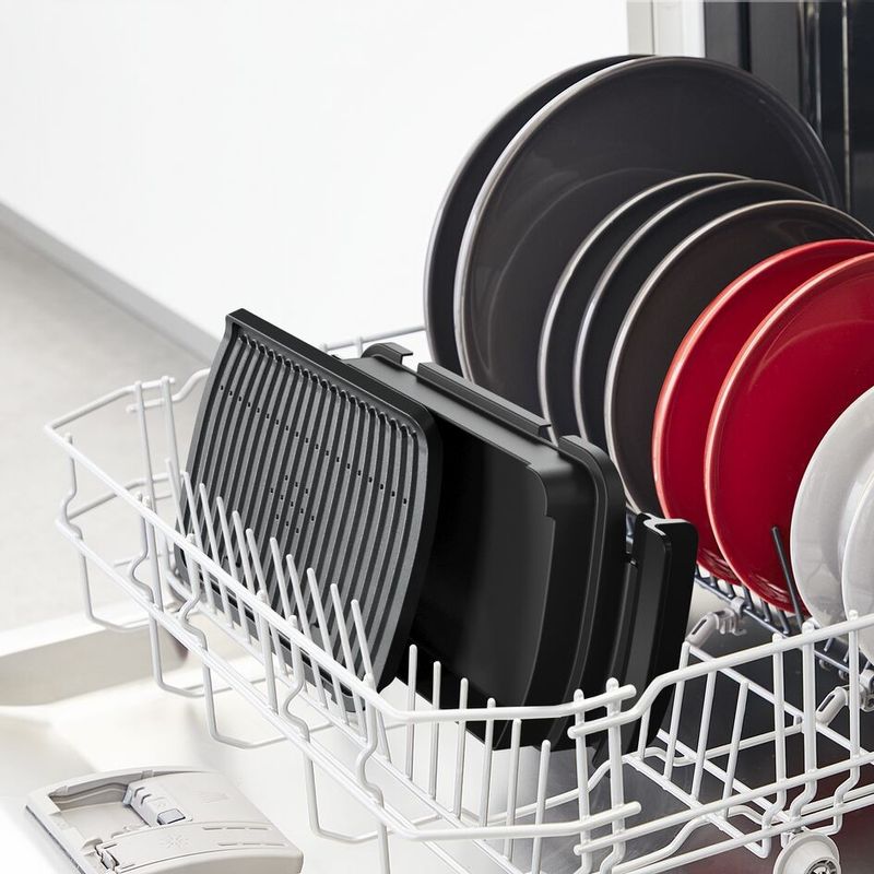Electronice si Electrocasnice - Electrocasnice bucatarie - Aparate de gatit & desert - Gratare electrice - Gratar electric Tefal OptiGrill Elite GC750D30 cu 12 programe automate, termostat reglabil si carte de retete - Infinity.ro