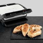 Electronice si Electrocasnice - Electrocasnice bucatarie - Aparate de gatit & desert - Gratare electrice - Gratar electric Tefal OptiGrill Elite GC750D30 cu 12 programe automate, termostat reglabil si carte de retete - Infinity.ro