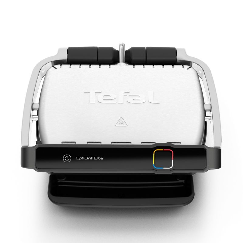 Electronice si Electrocasnice - Electrocasnice bucatarie - Aparate de gatit & desert - Gratare electrice - Gratar electric Tefal OptiGrill Elite GC750D30 cu 12 programe automate, termostat reglabil si carte de retete - Infinity.ro