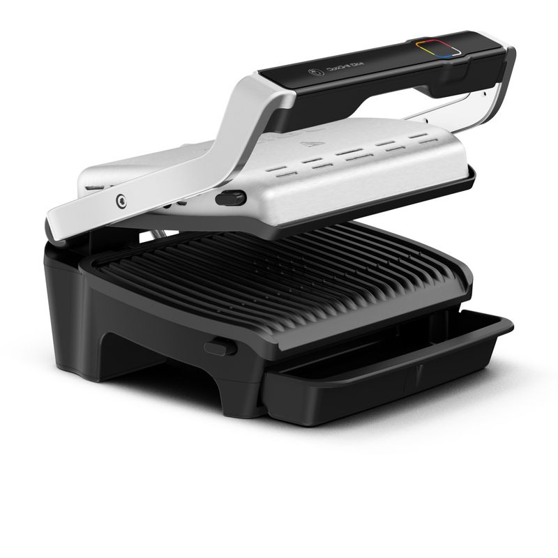 Electronice si Electrocasnice - Electrocasnice bucatarie - Aparate de gatit & desert - Gratare electrice - Gratar electric Tefal OptiGrill Elite GC750D30 cu 12 programe automate, termostat reglabil si carte de retete - Infinity.ro