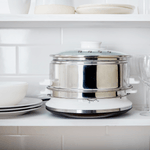 Electronice si Electrocasnice - Electrocasnice bucatarie - Aparate de gatit & desert - Aparate de gatit cu aburi - Aparat de gatit cu aburi Tefal Convenient Series VC145130, 2 vase, cronometru mecanic, 2 accesorii, 6 L, inox, alb - Infinity.ro