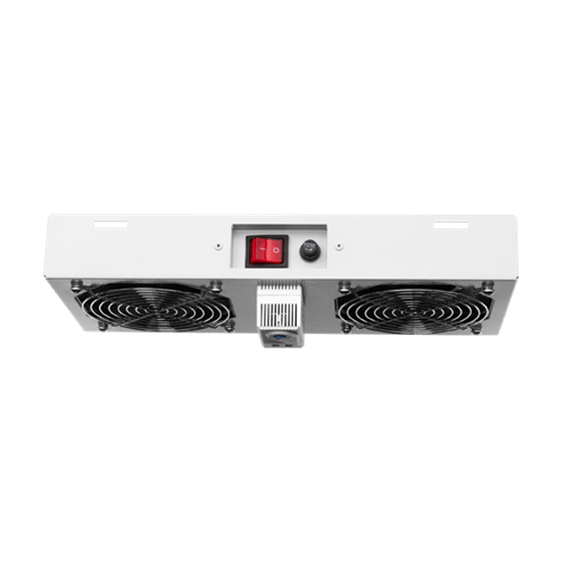 PC, gaming si accesorii - Servere - Rack server - Modul 2 ventilatoare pentru rack SBW/EXIP55 19', cu termostat, RAL 7035 - ASYTECH Networking ASY-FAN-EXIP55-THM-2F - Infinity.ro