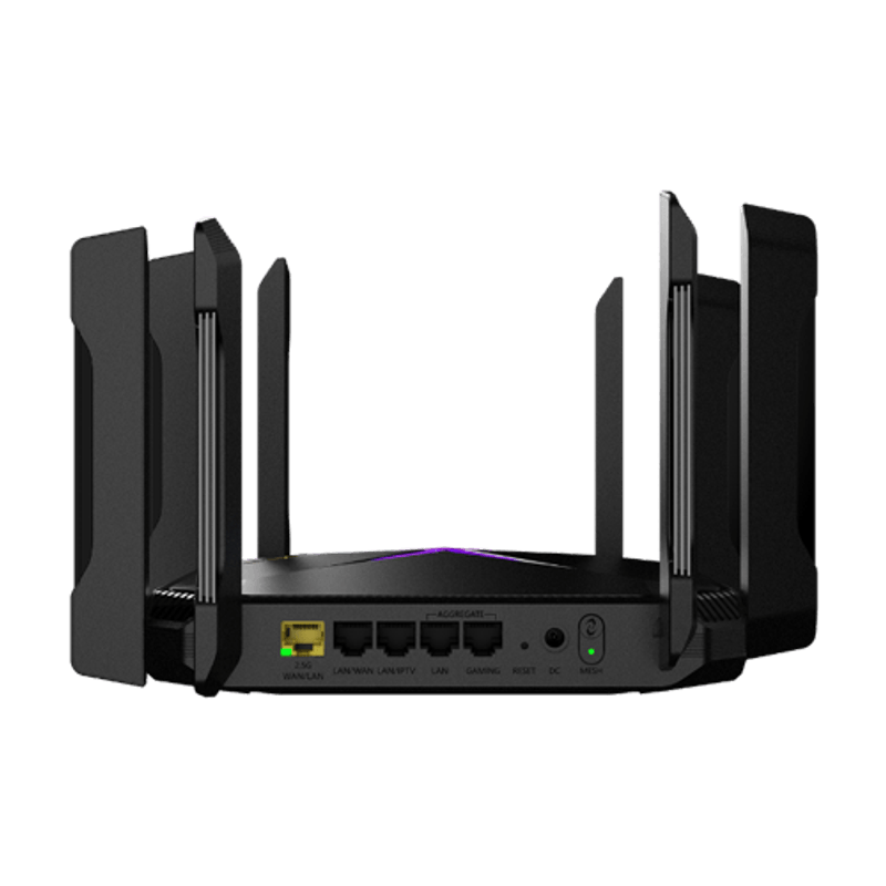 PC, gaming si accesorii - Retelistica - Routere - Router Wi-Fi 6 Dual-Band, AX6000, 1 x RJ45 2.5G, 4 x RJ45 1G, Cloud Management - Ruijie Reyee RG-EW6000GX - Infinity.ro