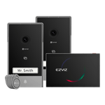 Casa si Gradina - Electrice - Smart Home - Control acces si accesorii - Kit video-interfon, monitor tactil 7', 2 posturi exterioare, camera 2K, audio, IR 6m, Wi-Fi - CS-HP7(3MP,2-Entry Kit) - Infinity.ro