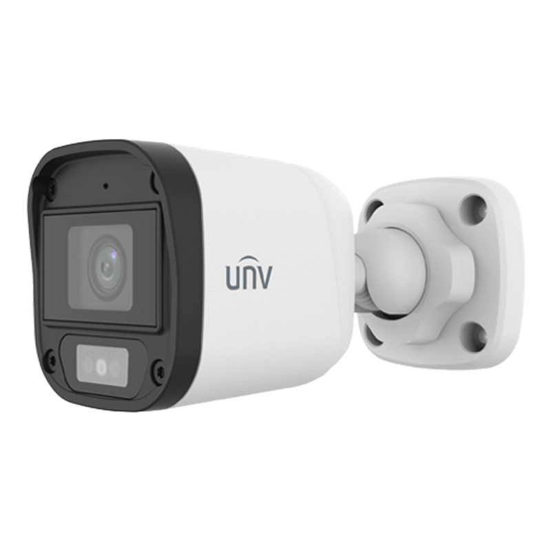 Casa si Gradina - Electrice - Smart Home - Camere de supraveghere - Camera Analog ColorHunter, Dual Light, 5MP, lentila 2.8mm, IR 20m, WL 20m, Mic, IP67 - UNV UAC-B115-AF28-DL - Infinity.ro
