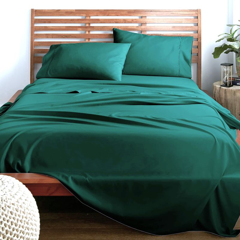 Casa si Gradina - Textile si covoare - Lenjerii de pat - Cearceafuri de pat - Cearceaf de pat Kotonia Home, 100% bumbac, ranforce color uni, 220x240 cm, aqua marine - Infinity.ro