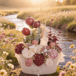 Market - Cadouri - Flori si aranjamente - Buchet Artistic cu Accente de Rodie - Infinity.ro