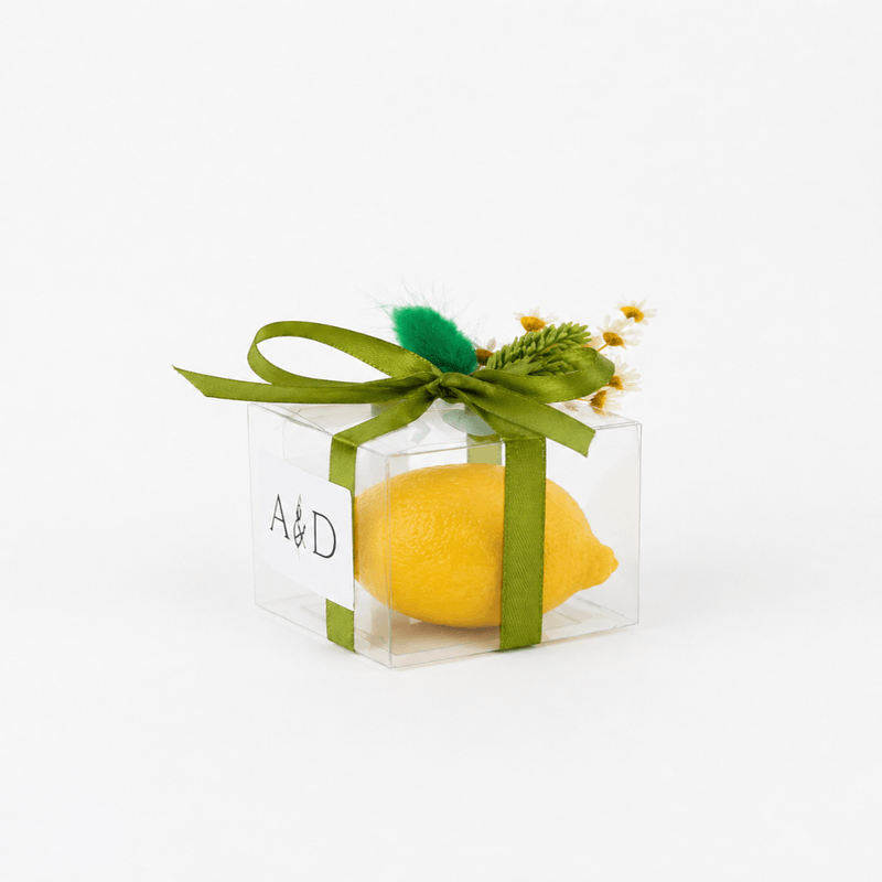 Market - Cadouri - Cadouri personalizate - Set de 10 marturii pentru ocazii speciale, model lamaie, 70g - Infinity.ro