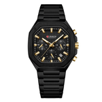 Fashion, accesorii si bijuterii - Barbati - Bijuterii barbati - Ceasuri barbati - Ceas Barbati Curren 8459 Negru Mat cu Bratara Metalica, Cronograf Quartz si Afisare Data. - Infinity.ro
