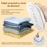 Electronice si Electrocasnice - Ingrijirea tesaturilor - Fiare de calcat - Fier de calcat mini Portabil, Ideal pentru calatorii, Dasbo®, Compact si Usor, cu tensiune universala 100-240V - Infinity.ro
