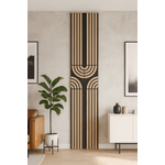 Casa si Gradina - Decoratiuni - Decoratiuni perete - Panou riflat acustic Art Deco, stejar, UnicSpot, 240x60x2.1 cm - Infinity.ro