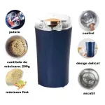 Electronice si Electrocasnice - Electrocasnice bucatarie - Preparare bauturi - Rasnite - Rasnita electrica multifunctionala 300W pentru cafea, condimente, seminte si ierburi uscate, cu lame din otel inoxidabil - Infinity.ro