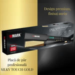 Ingrijire personala si Cosmetice - Aparate & accesorii ingrijire personala - Hair styling - Placi de indreptat parul - Placa de indreptat parul profesionala BIRAI SILKY TOUCH GOLD, Placi late de Nano-Titan - Infinity.ro