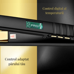 Ingrijire personala si Cosmetice - Aparate & accesorii ingrijire personala - Hair styling - Placi de indreptat parul - Placa de indreptat parul profesionala BIRAI SILKY TOUCH GOLD, Placi late de Nano-Titan - Infinity.ro