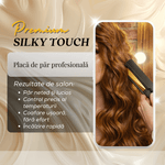 Ingrijire personala si Cosmetice - Aparate & accesorii ingrijire personala - Hair styling - Placi de indreptat parul - Placa de indreptat parul profesionala BIRAI SILKY TOUCH GOLD, Placi late de Nano-Titan - Infinity.ro