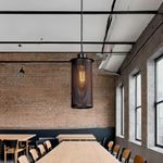 Casa si Gradina - Corpuri si surse de iluminat - Lustre si pendule - Pendul, AB Luxury Concept, industrial, negru, 24x12cm, lungime cablu 95cm - Infinity.ro