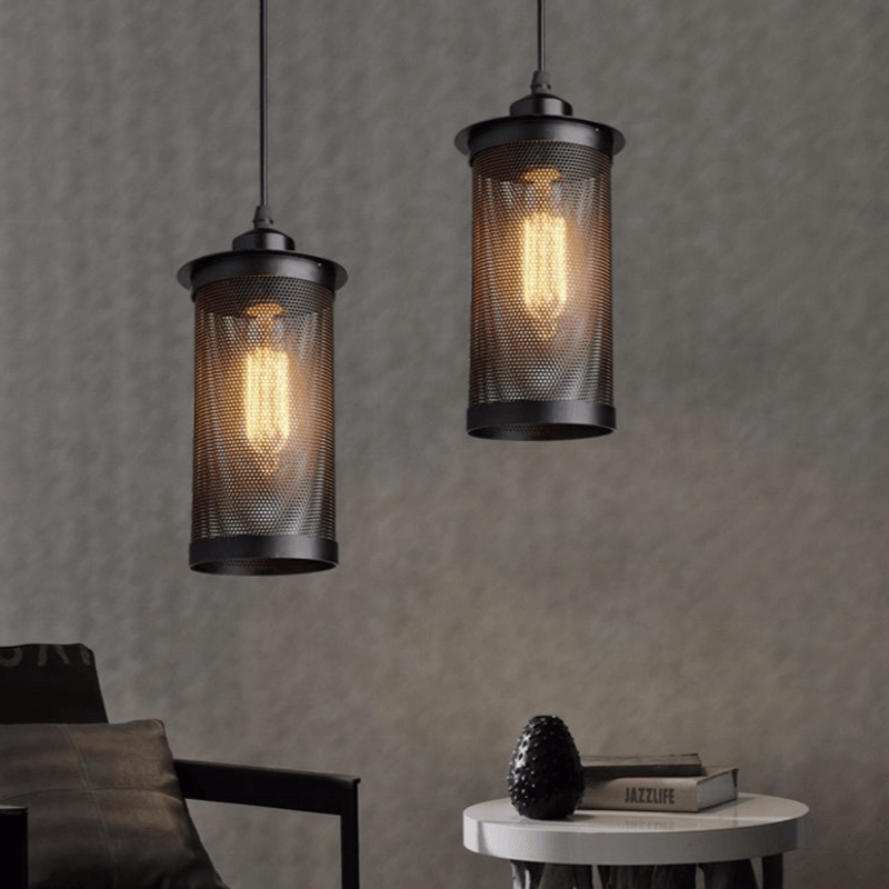 Casa si Gradina - Corpuri si surse de iluminat - Lustre si pendule - Pendul, AB Luxury Concept, industrial, negru, 24x12cm, lungime cablu 95cm - Infinity.ro
