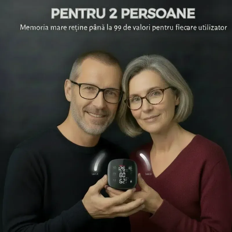 Ingrijire personala si Cosmetice - Sanatate si wellness - Aparate medicale - Tensiometre - Tensiometru de incheietura, Afisaj LED cu caractere mari, vizibile, Auto-masurare, Detectare puls neregulat - Infinity.ro