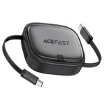 Laptop, Telefoane si Tablete - Telefoane mobile si accesorii - Accesorii Telefoane - Cabluri si adaptoare telefoane - Acefast - Data Cable (J3) - Travel Set with Retractable Cable 2x USB-C, USB, Lightning, Micro-USB, TF, 60W, 3A, 0.95m - Black - Infinity.ro