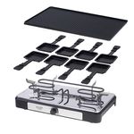Electronice si Electrocasnice - Electrocasnice bucatarie - Aparate de gatit & desert - Gratare electrice - Gratar Raclette Adler AD 6616, 1400 W, 8 persoane - Infinity.ro